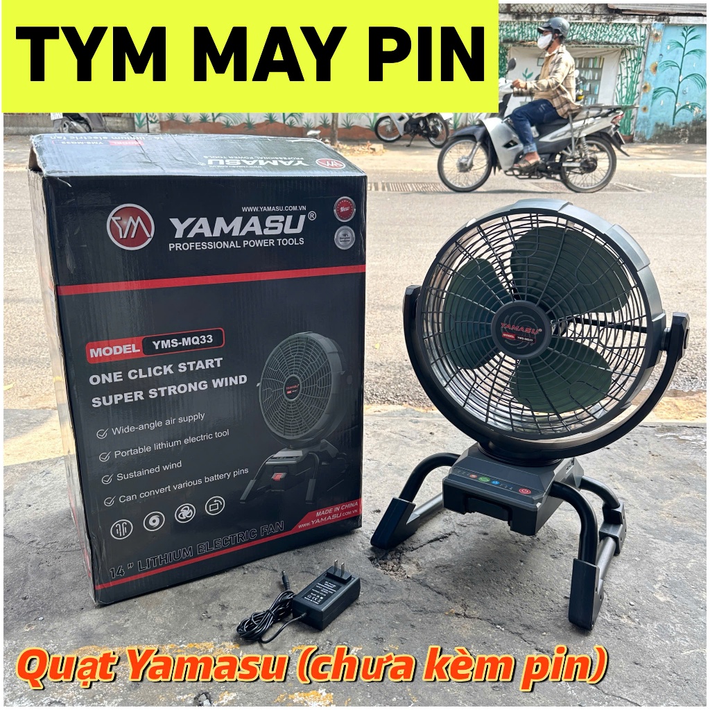 Quạt tích điện MQ33 chưa có pin (gồm 1 sạc điện)...CHƯA PIN