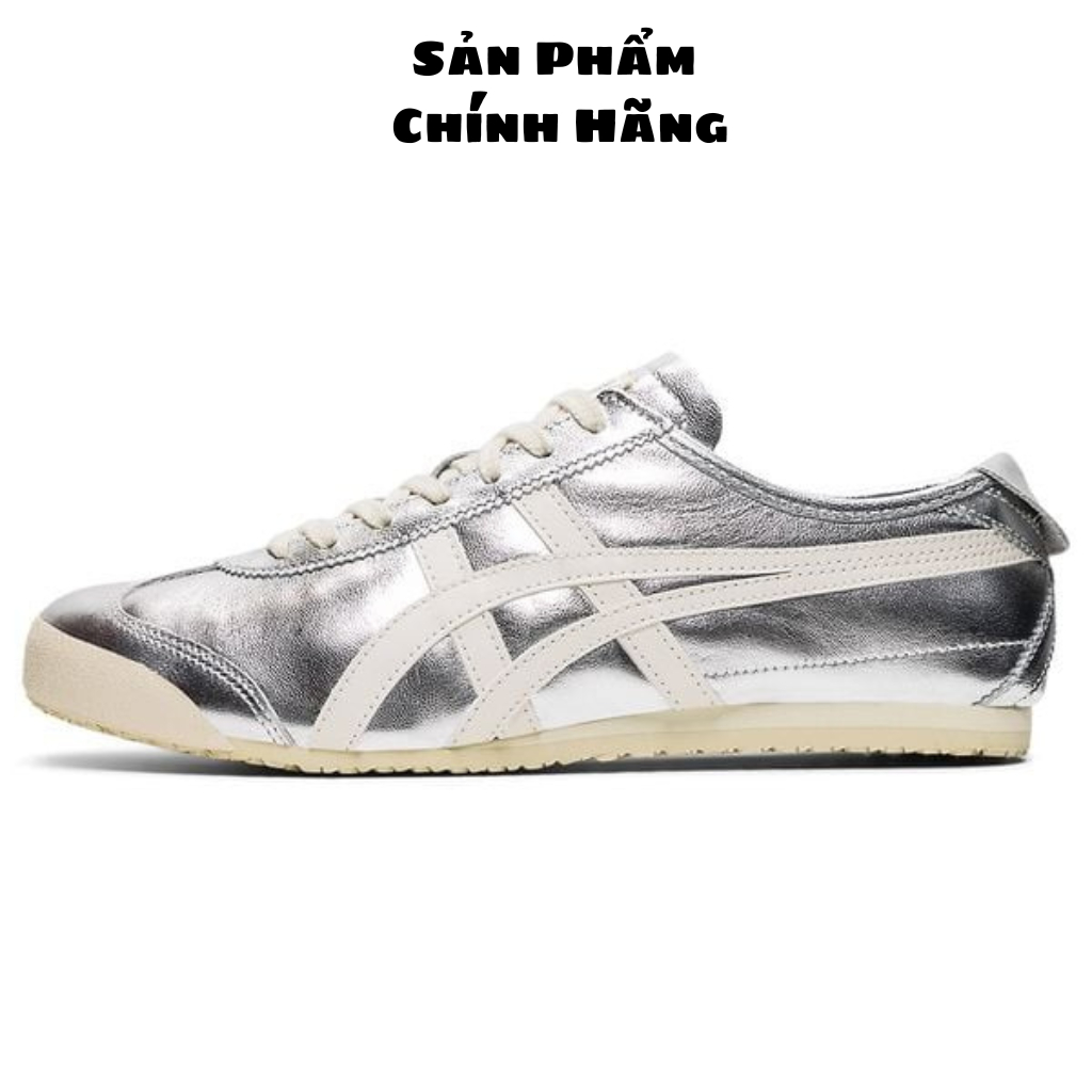 [ CHÍNH HÃNG ]  Giày Thể Thao Nam Nữ_Tiger Mexico 88_White Silver_size 36-45