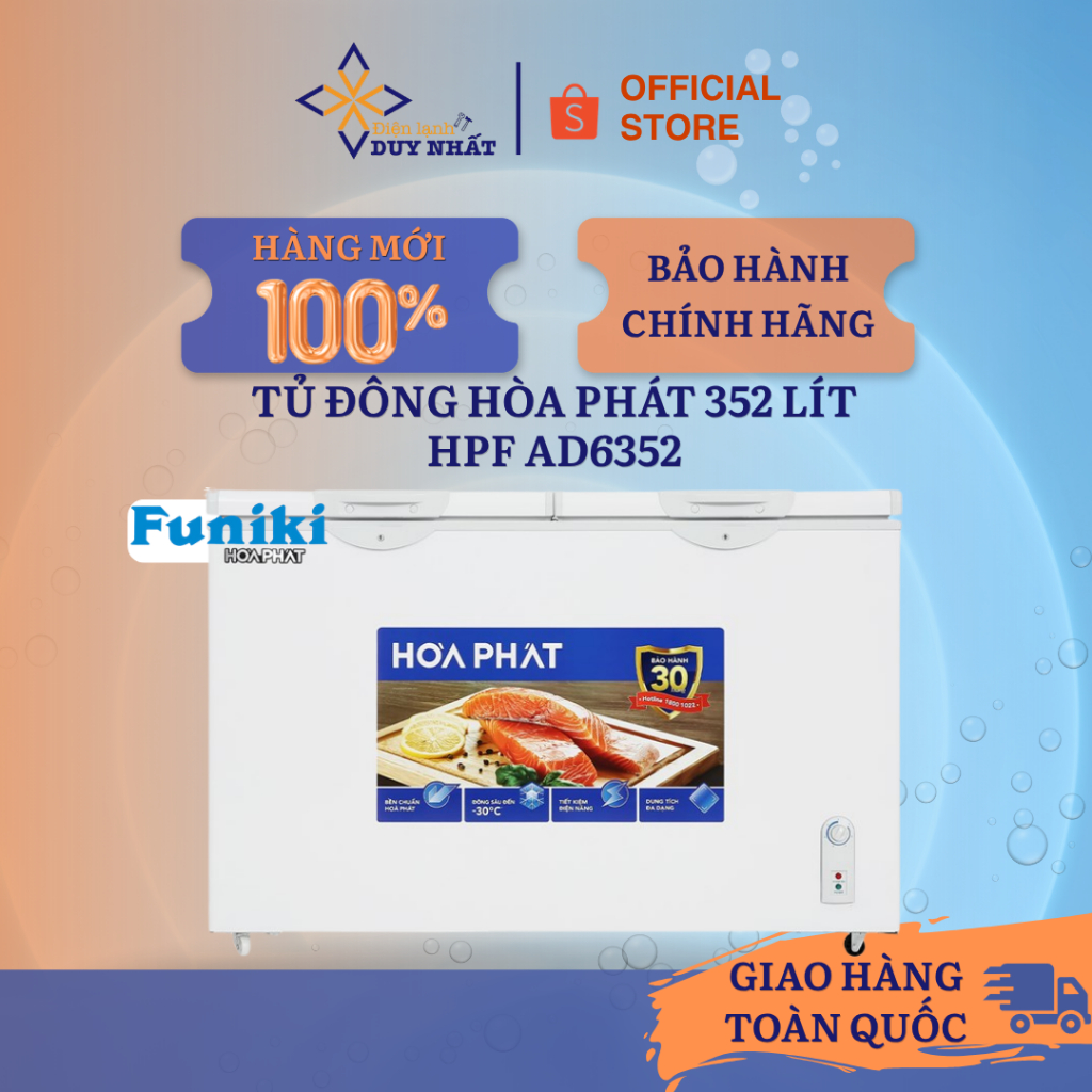 Tủ đông Hòa Phát Inverter 352 Lít HPF AD6352