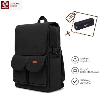 Balo Nam nữ HARAS Cao Cấp Thời Trang Có Ngăn Đựng Laptop HRS335