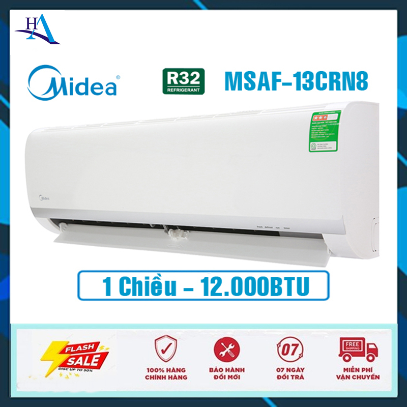 Máy lạnh Midea 1.5 HP MSAF-13CRN8 (Free Ship Nội Thành TP.HCM-Ngoài Tỉnh Liên Hệ Shop)