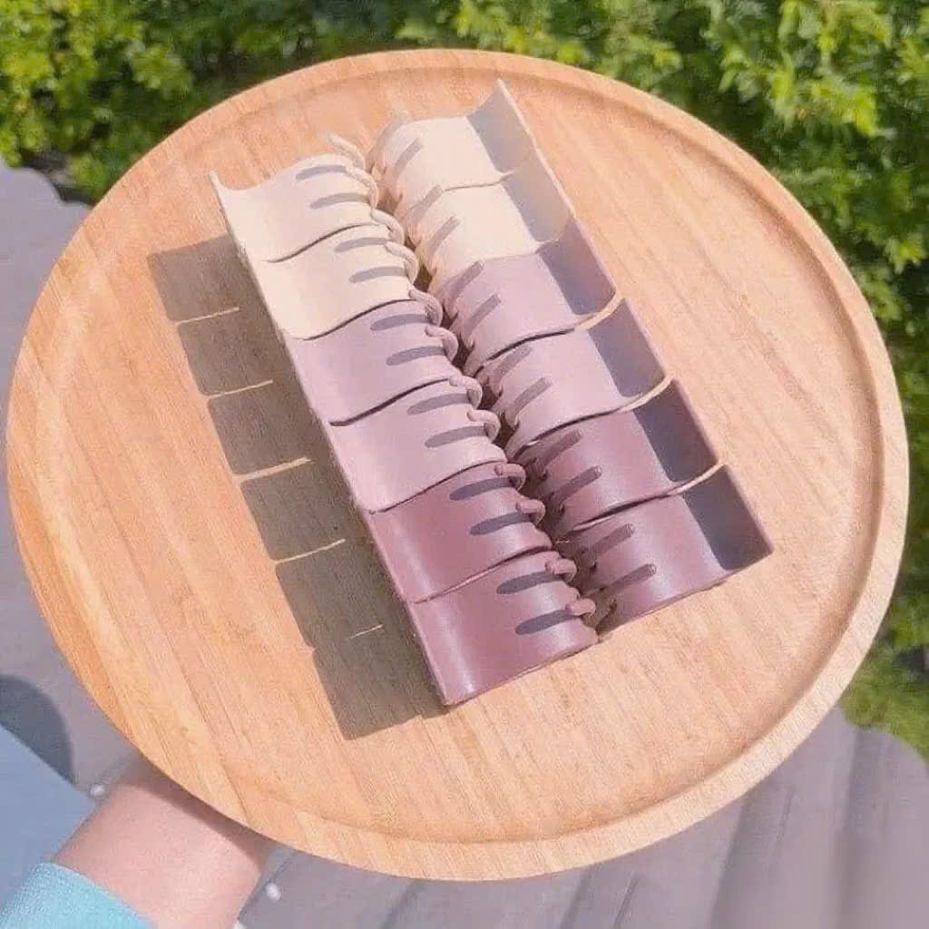 SET SỈ 120C ( 10 VỈ SỈ ) KẸP 5 RĂNG BẤM VUÔNG #TQ04 - Kẹp tóc xinh 2k