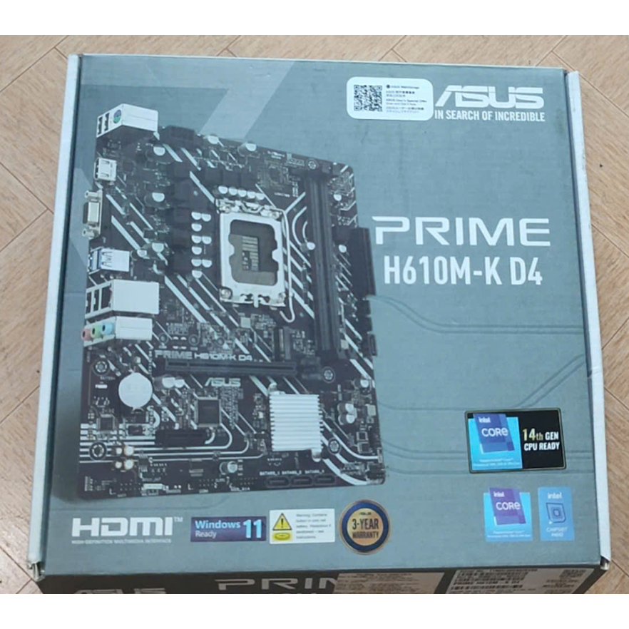 Mainboard ASUS H610M-K DDR4 | LGA 1700, mATX, 2 khe RAM