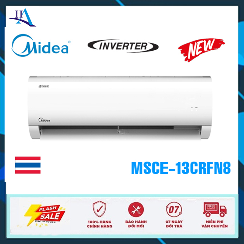 Máy lạnh Midea Inverter 1.5 HP MSCE-13CRFN8 (Miễn phí giao tại HCM-ngoài tỉnh liên hệ shop)