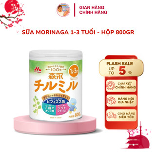 Sữa Morinaga Số 9 cho bé 1-3 Tuổi - Hộp 800gr - Aki Japan Hàng Nội Địa Nhật