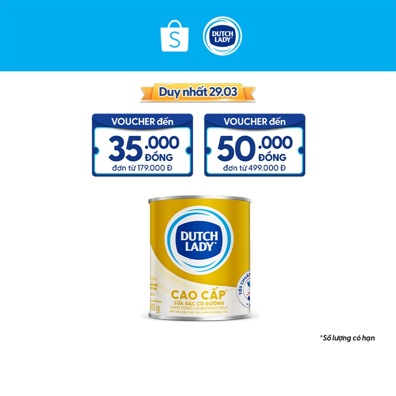 Sữa đặc Dutch Lady Cao Cấp lon 380g