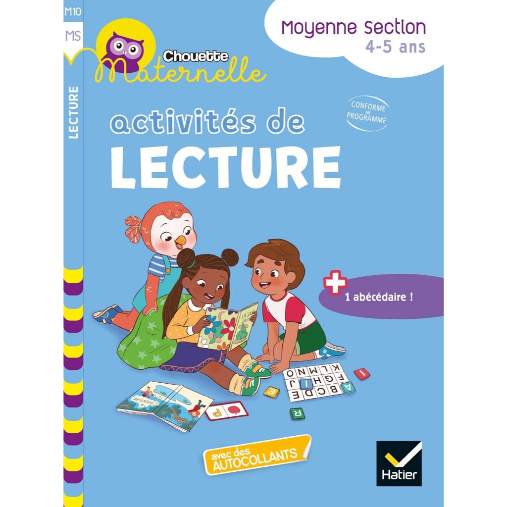 Sách tiếng Pháp - Chouette maternelle Activités de lecture Moyenne Section 9782401077850