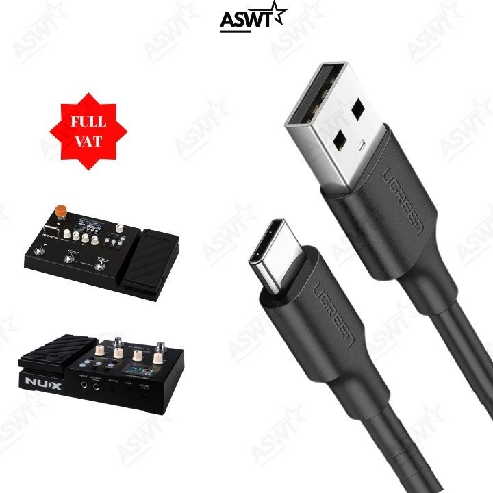Dây USB kết nối máy tính với Pedal Guitar Nux MG-400 MG-300 xịn, cáp USB cho phơ đàn Nux MG400 MG300