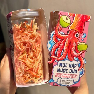 Khô Mực Hấp Nước Dừa - Ăn Vặt Chú Mạnh
