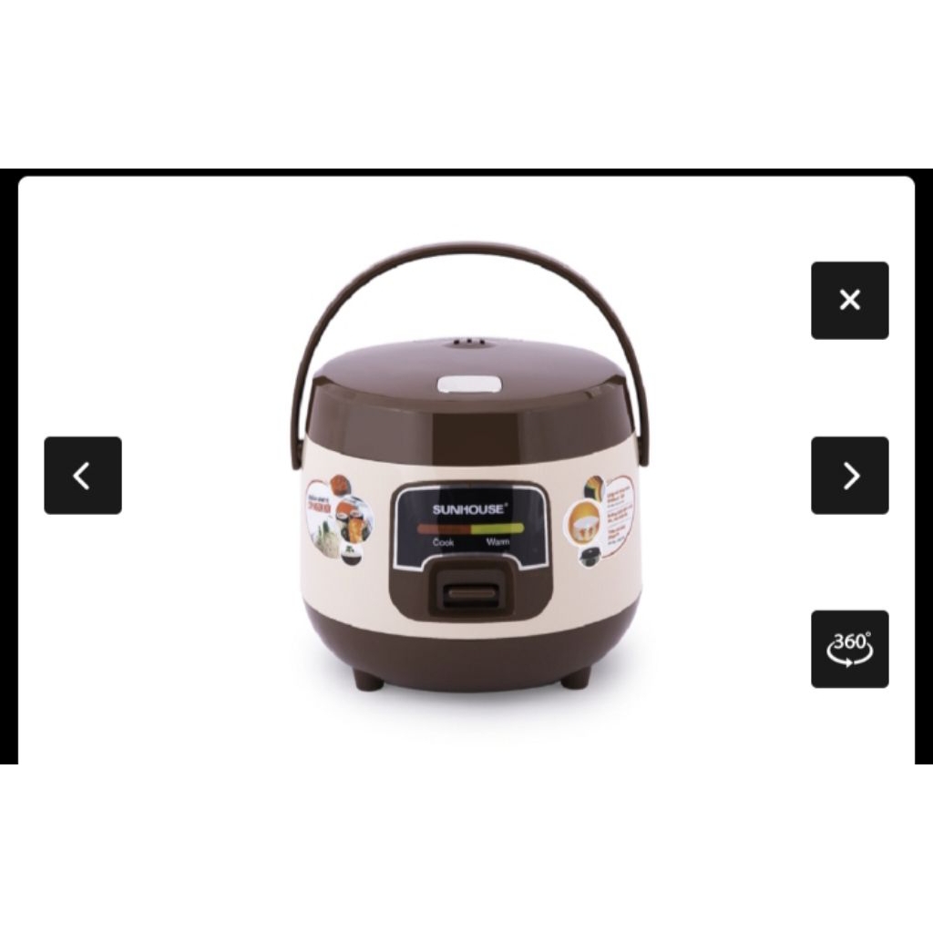 nồi cơm điện quai xách 1lit. Shunhouse 8208