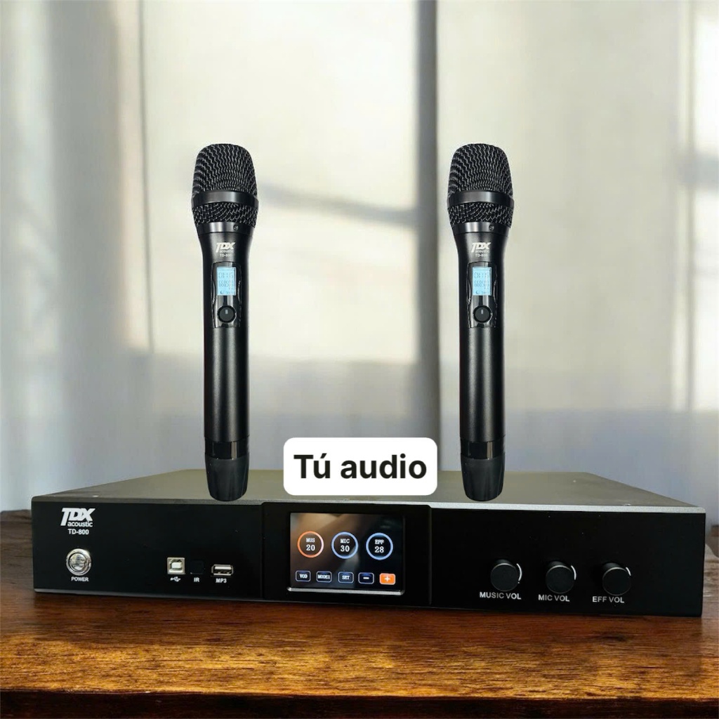 Đẩy liền vang mic 3 trong 1 TDX TD800 .Class D 600w/kênh