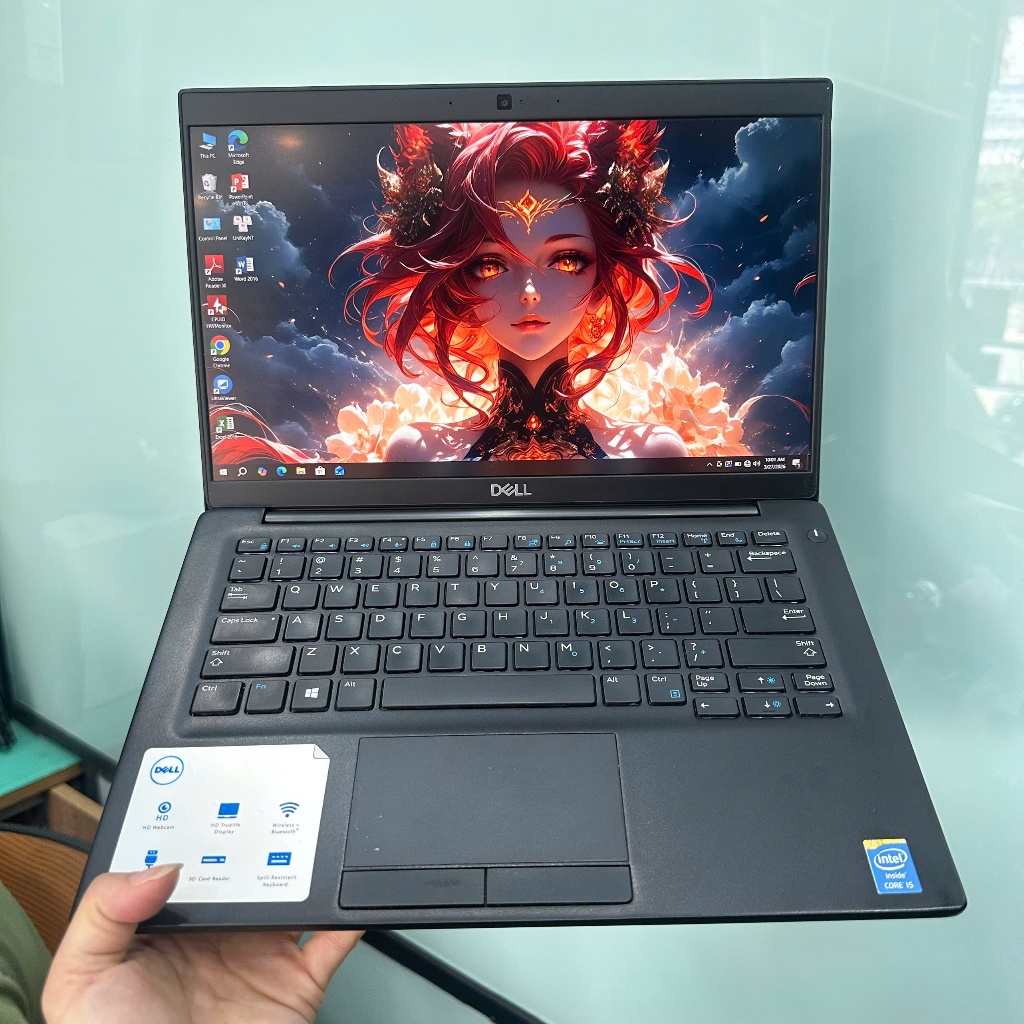 LAPTOP VĂN PHÒNG DELL LATITUDE 7390 CORE I5-8350U SIÊU MỎNG NHẸ