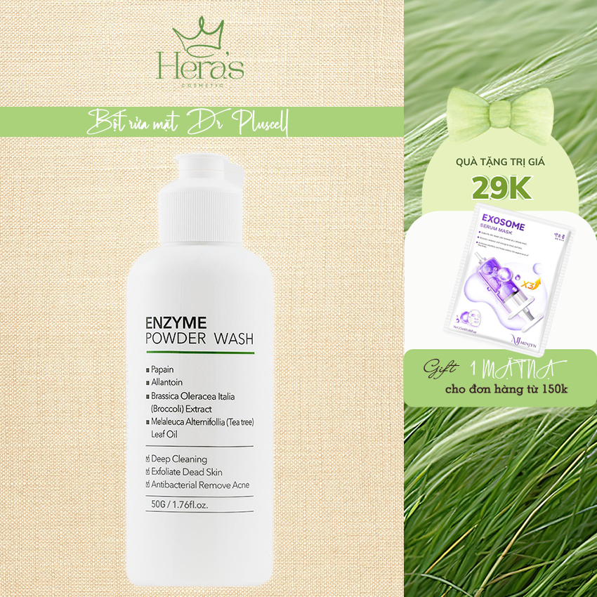 Bột rửa mặt Dr Pluscell - Enzyme Powder Wash 50g