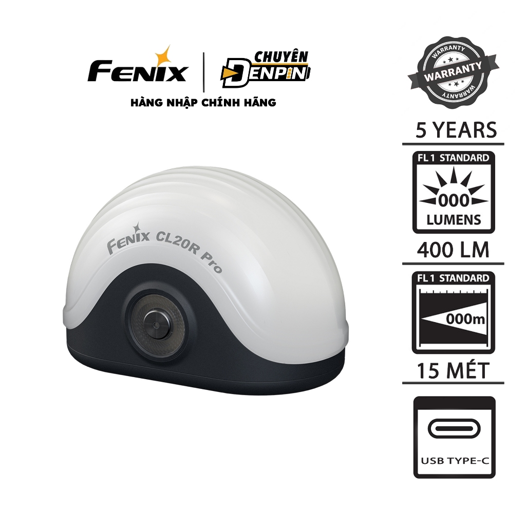 Đèn pin Cắm trại Fenix CL20R Pro