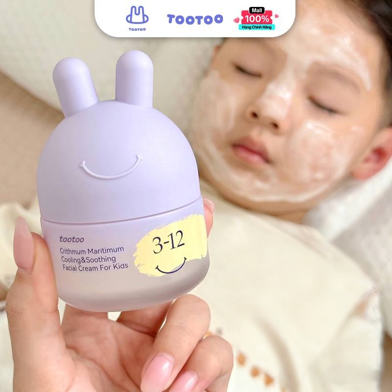 Kem dưỡng ẩm cho bé tootoo gel thạch làm dịu da khô ngứa mẩn đỏ cấp ẩm sâu cho trẻ em từ 0-13 tuổi