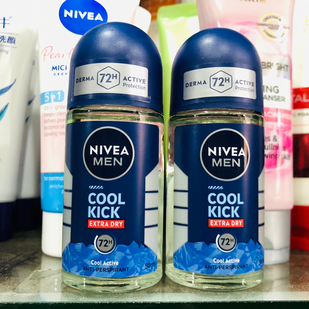 Lăn khử mùi nam Nivea 48h Cool Kick 50ml