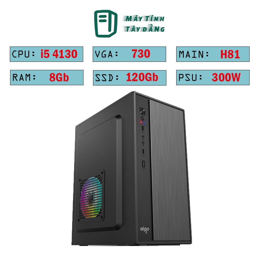 Cây máy tính i5-4130, main H81 Vga rời