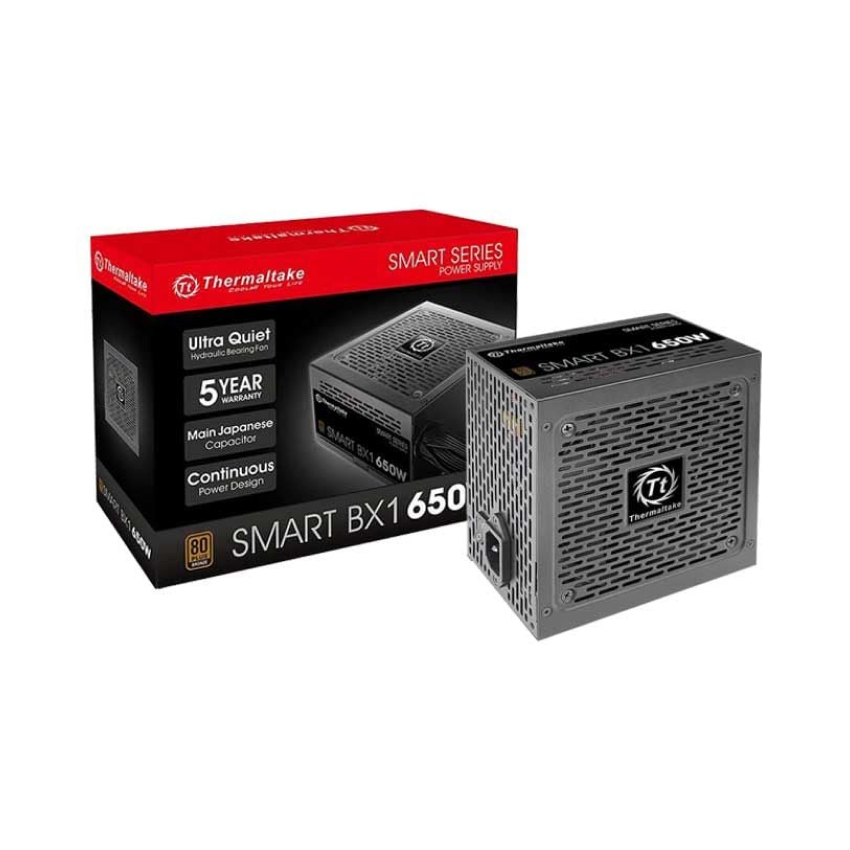 Nguồn Thermaltake Smart BX1 650W (80 plus Bronze/Màu đen )