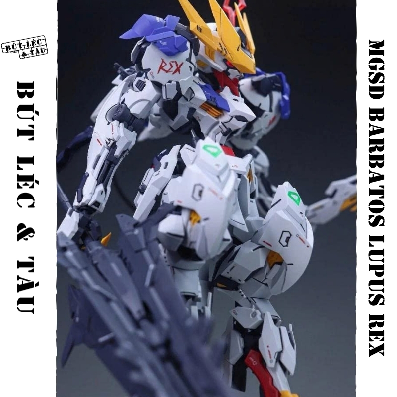 Mô Hình Lắp Ráp MGSD Barbatos Lupus Rex Emperor Tặng Kèm Đèn Led và Decan Nước