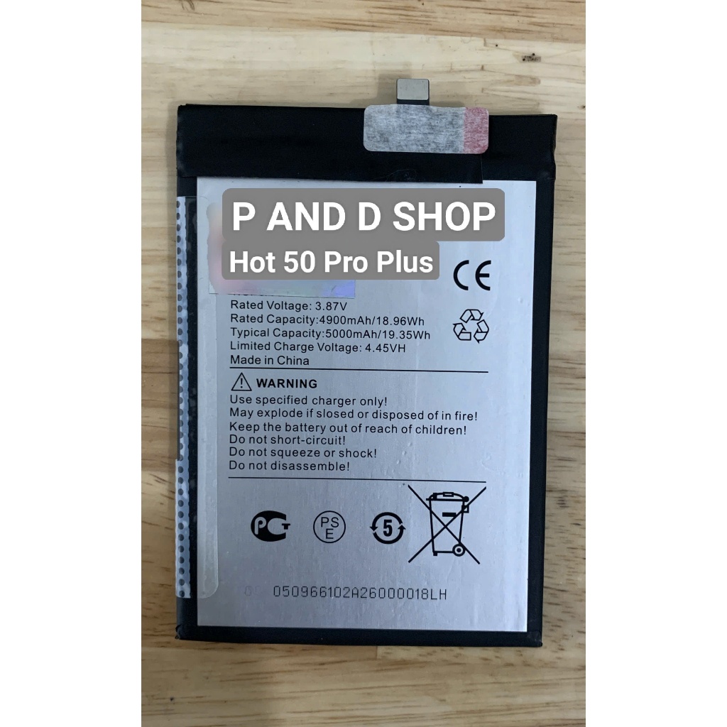 Pin thay thế infinix Hot 50 PRO PLUS Hot 50 PRO+