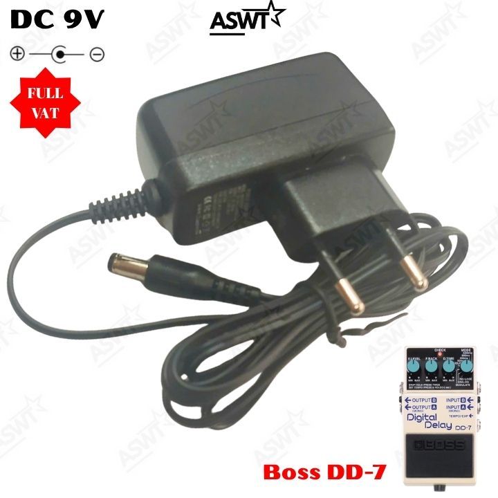 Adaptor nguồn Effect Boss Digital Delay DD-7 , Nguồn 9V Phơ Guitar Boss DD7 - bảo hành 1 năm