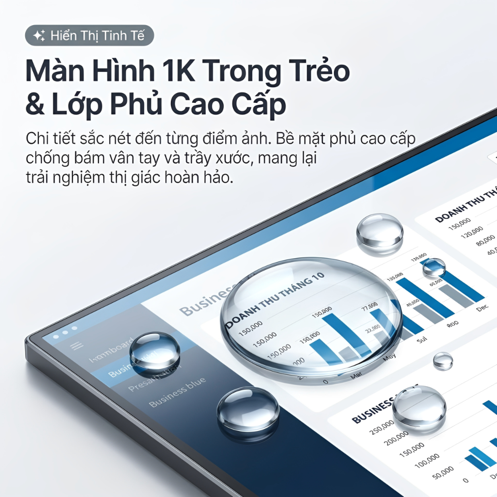 Màn Hình Cảm Ứng Di Động 15.6 Inch Full HD IPS HDR Type-C HDMI - Hỗ Trợ Laptop, Điện Thoại, Game (Tặng Kèm Cáp) | BigBuy360 - bigbuy360.vn