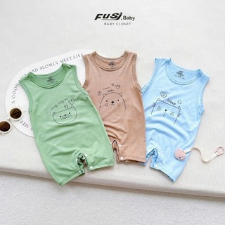 Body ba lỗ sát nách in hình con mèo đáng yêu cho bé trai bé gái