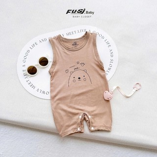 Body ba lỗ sát nách in hình con mèo đáng yêu cho bé trai bé gái
