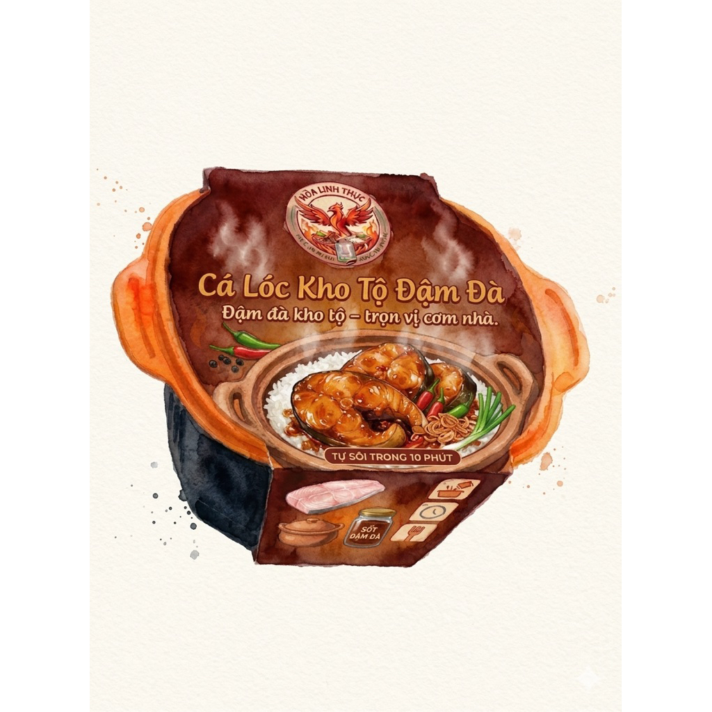 Cơm tự sôi Cá lóc kho tộ đậm đà