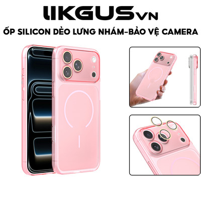 Ốp Lưng Nhám Độ 17 Ultrathin Siêu Mỏng Chính Hãng BIG Dùng Cho Iphone-Silicon Siêu Dẻo-Bảo Vệ Camera