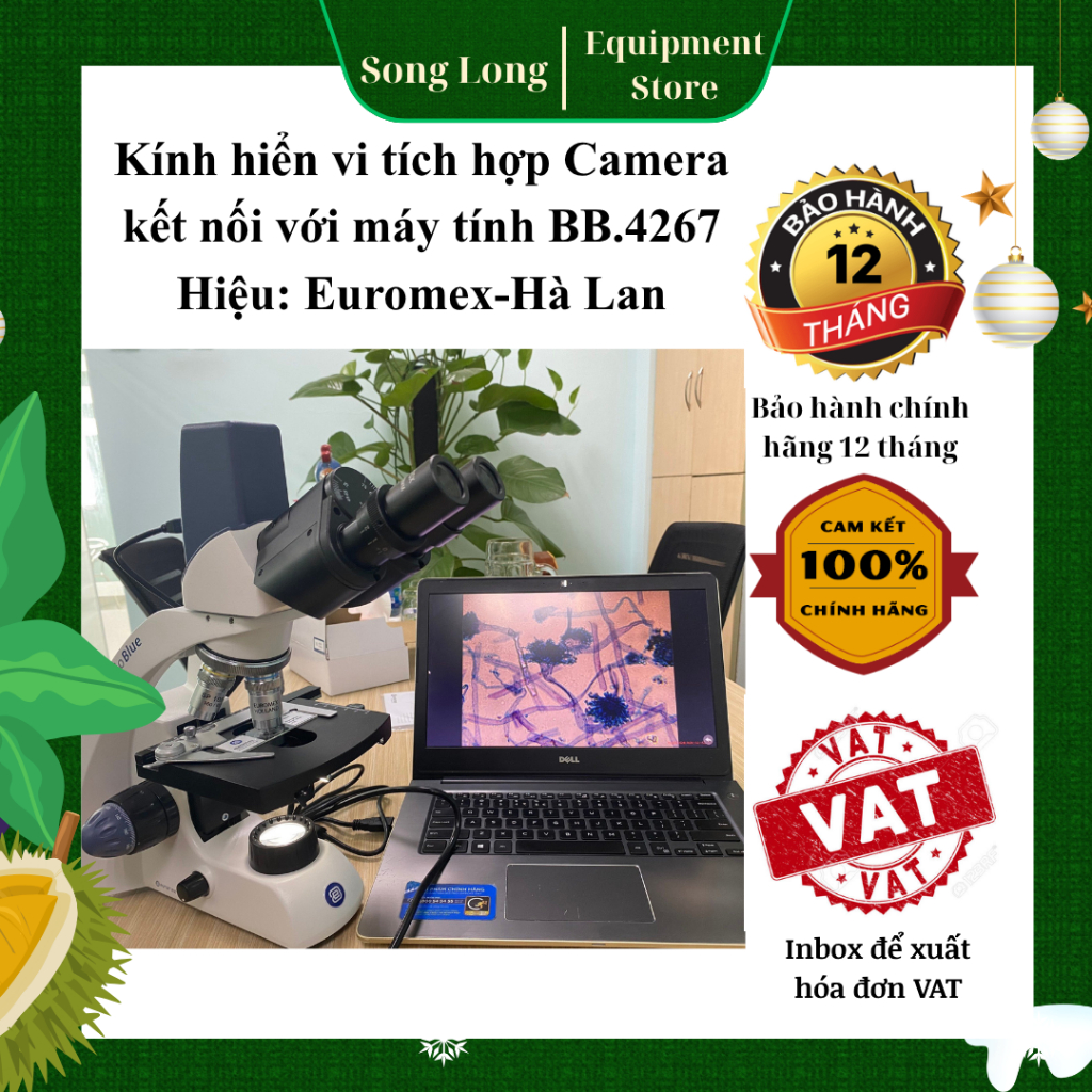 Kính hiển vi tích hợp Camera kết nối với máy tính BB.4267 Euromex-Hà Lan
