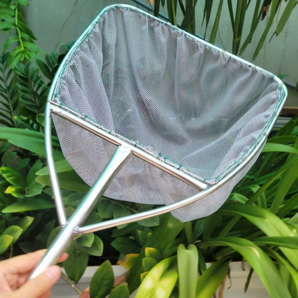 Vợt xúc cá xúc cá to cá nhỏ khung inox siêu bền