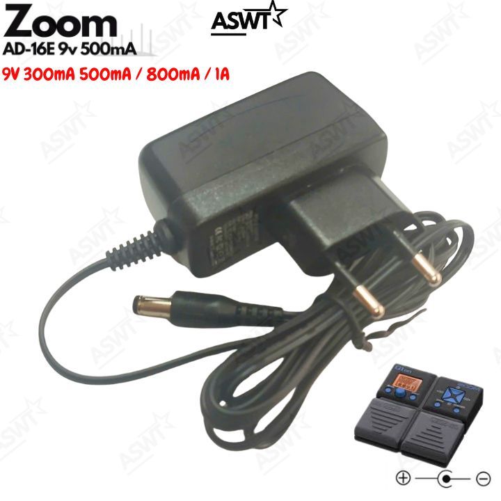 Cục nguồn Phơ bàn ZOOM G1ON 9V - bảo hành 12 tháng . Adapter 9V ZOOM