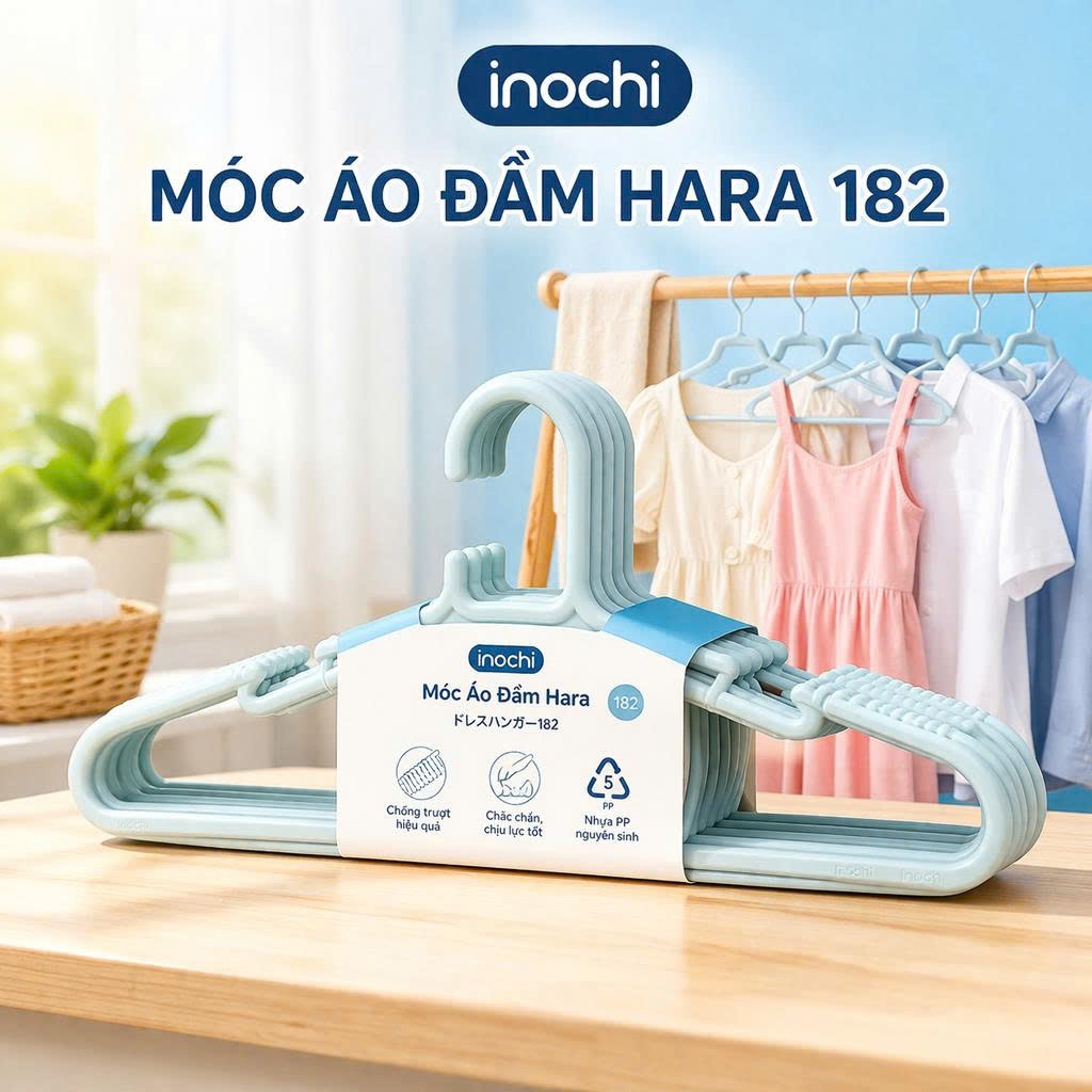Móc áo đầm Inochi-Hara 182( set 10 móc)