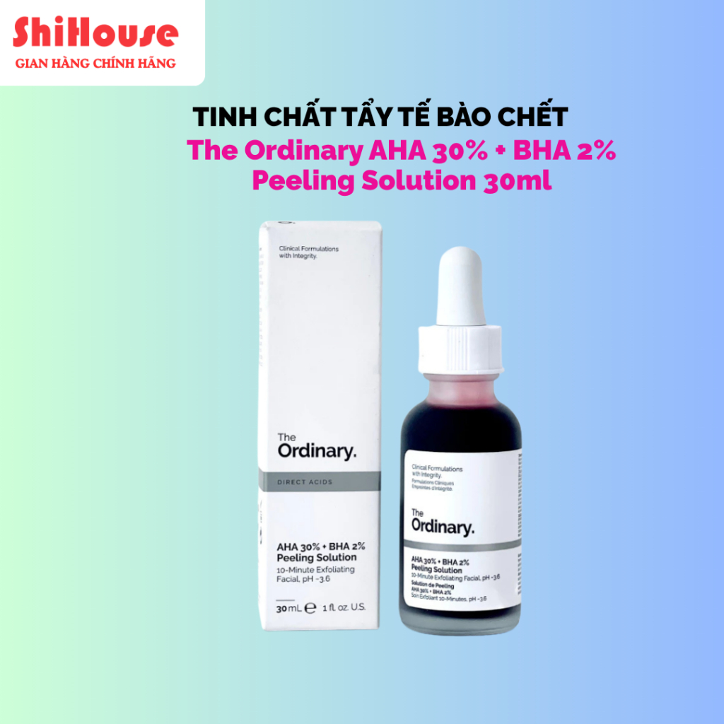 Tinh chất The Ordinary AHA 30% + BHA 2% Peeling Solution 30ml