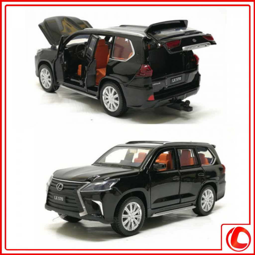 MÔ HÌNH XE TỈ LỆ 1:32 LEXUS LX570 ĐEN