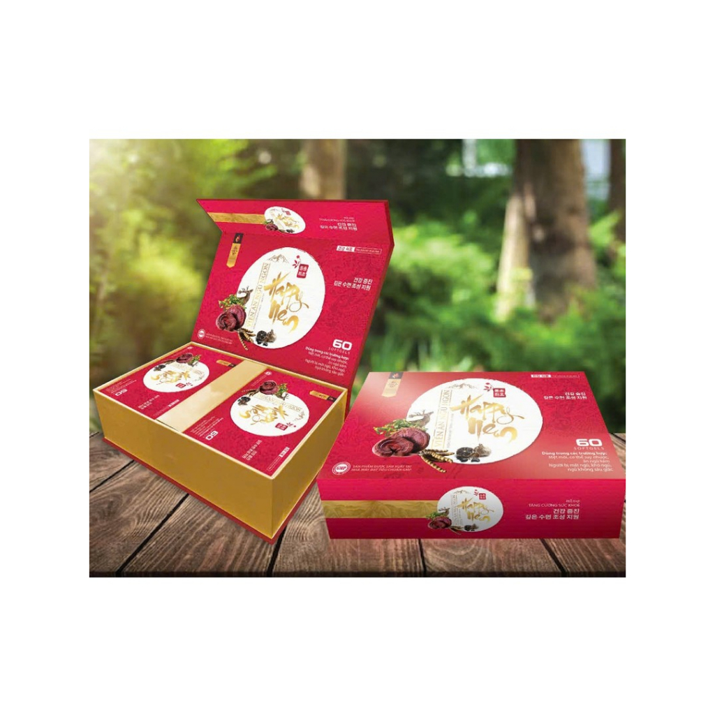 Viên Ăn Ngủ Ngon Happy New Vicophar – Đông Trùng Hạ Thảo & Linh Chi, Hỗ Trợ Ăn Ngon, Ngủ Sâu Giấc (H