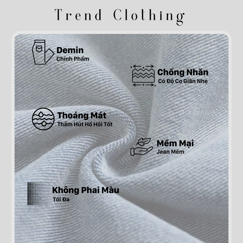 Quần jean nam baggy ống suông rộng hàn quốc,co giãn, chất liệu dầy dặn, dễ phối đồ-TrendClothing | BigBuy360 - bigbuy360.vn
