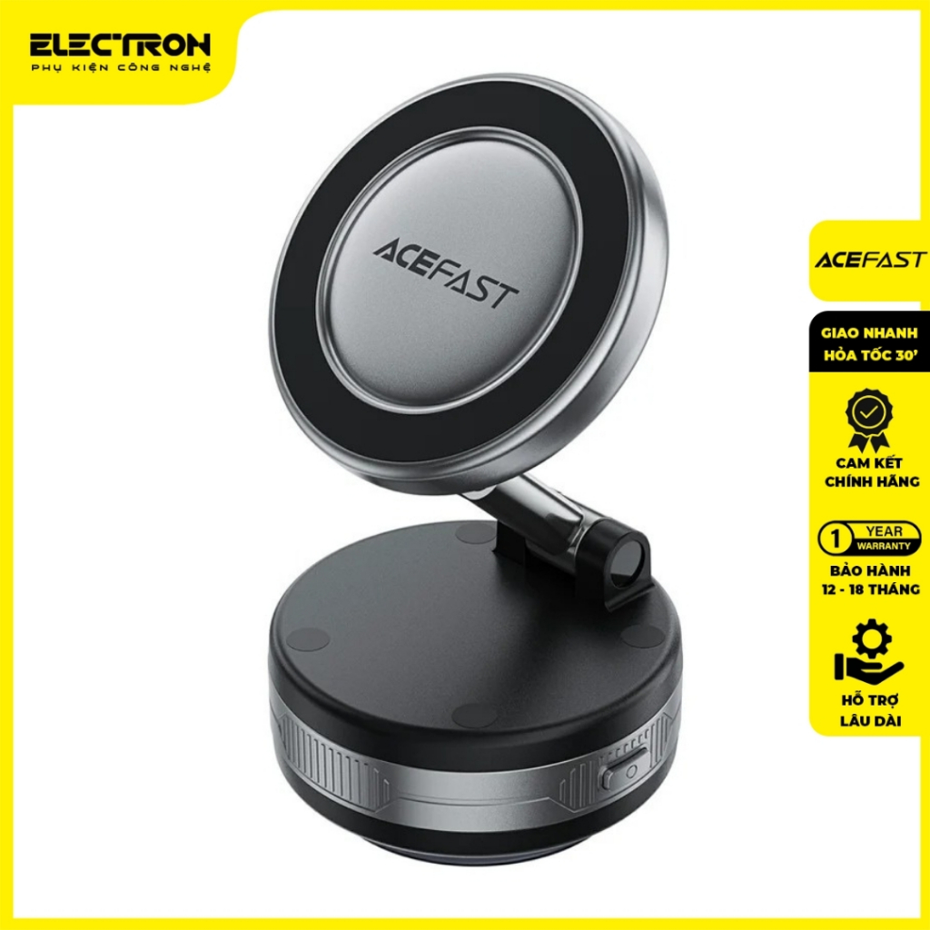 ACEFAST E30 – Giá Đỡ Điện Thoại Nam Châm N52, Hút Chân Không