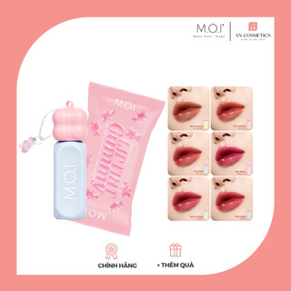 (TẶNG KÈM CHARM) Son tint bóng M.O.I Gummy 3g căng bóng và nhẹ môi