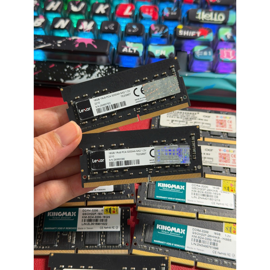 Ram laptop DDR4 16Gb BUS 3200 , 2666, 2400, 2133 (Hàng tháo máy Dell / HP) bảo hành 12 tháng