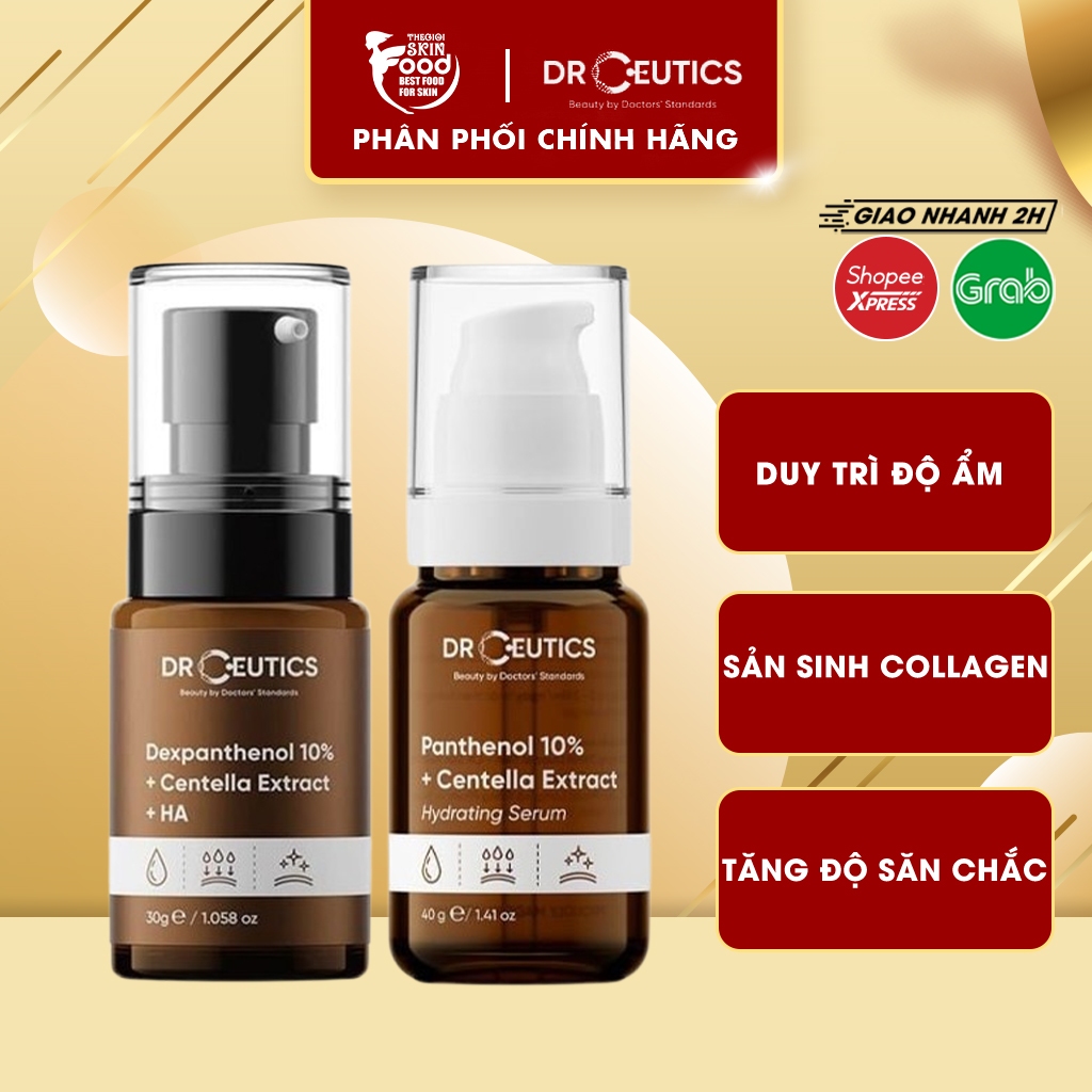 Serum DrCeutics cấp ẩm, làm dịu da DrCeutics Panthenol 10% + Centella Extract Hydrating Serum thegio