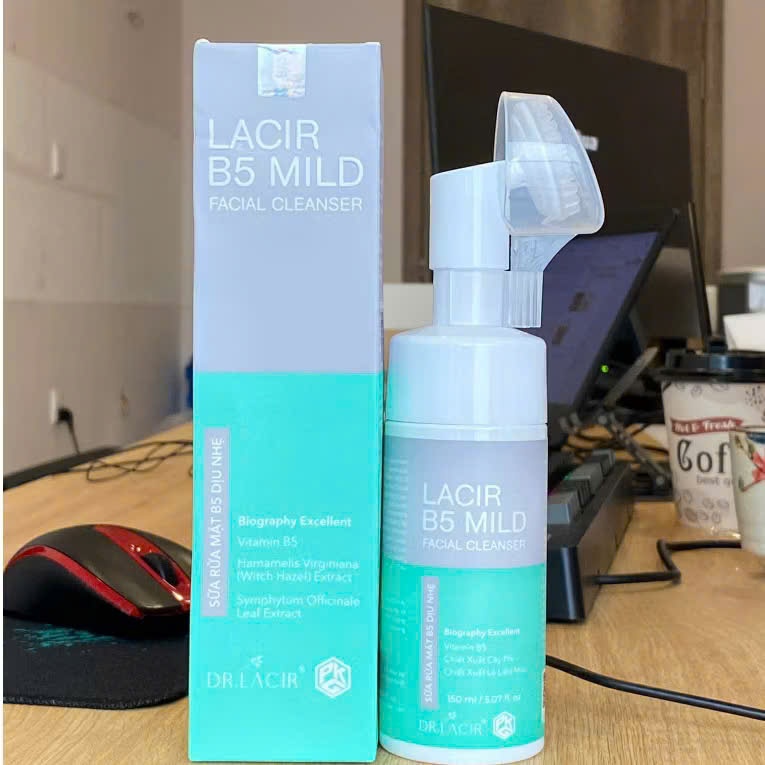 Sữa rửa mặt dịu nhẹ cho da nhạy cảm Dr Lacir - Lacir B5 Mild Dr.Lacir