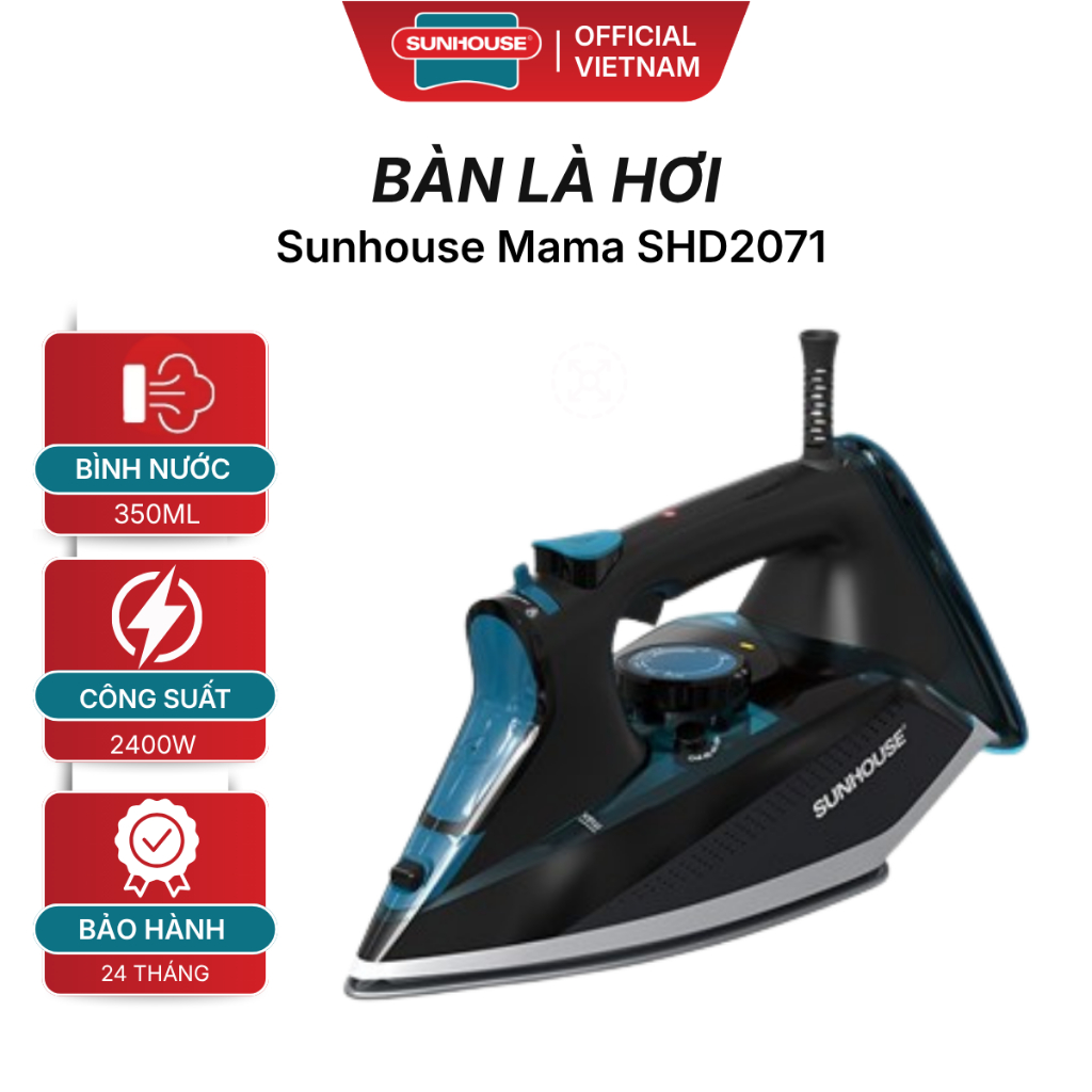 Bà Là Hơi SUNHOUSE MAMA SHD2071 - Bảo Hành 24 Tháng, Tự Động Xả Cặn, Ủi Liên Tục, Không Gián Đoạn