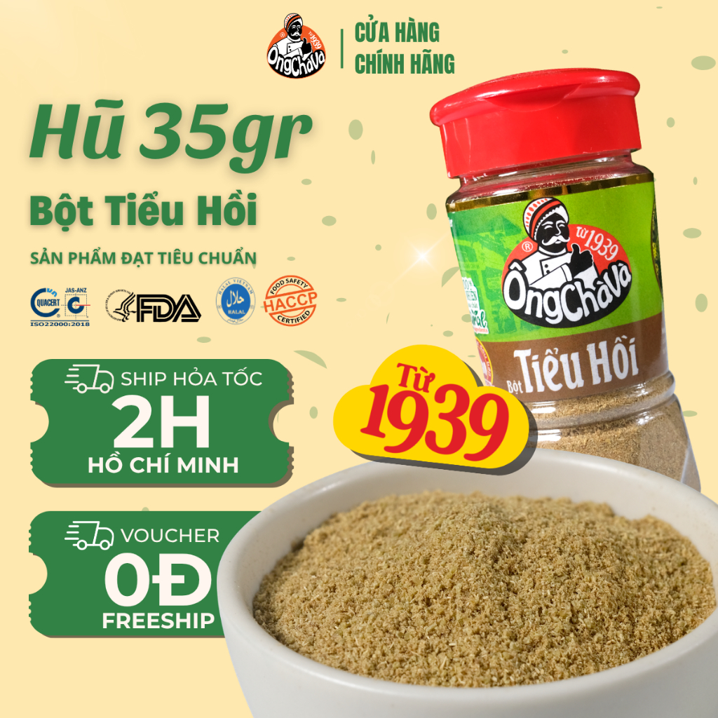 Bột Tiểu Hồi Ông Chà Và 35g (Fennel Powder)