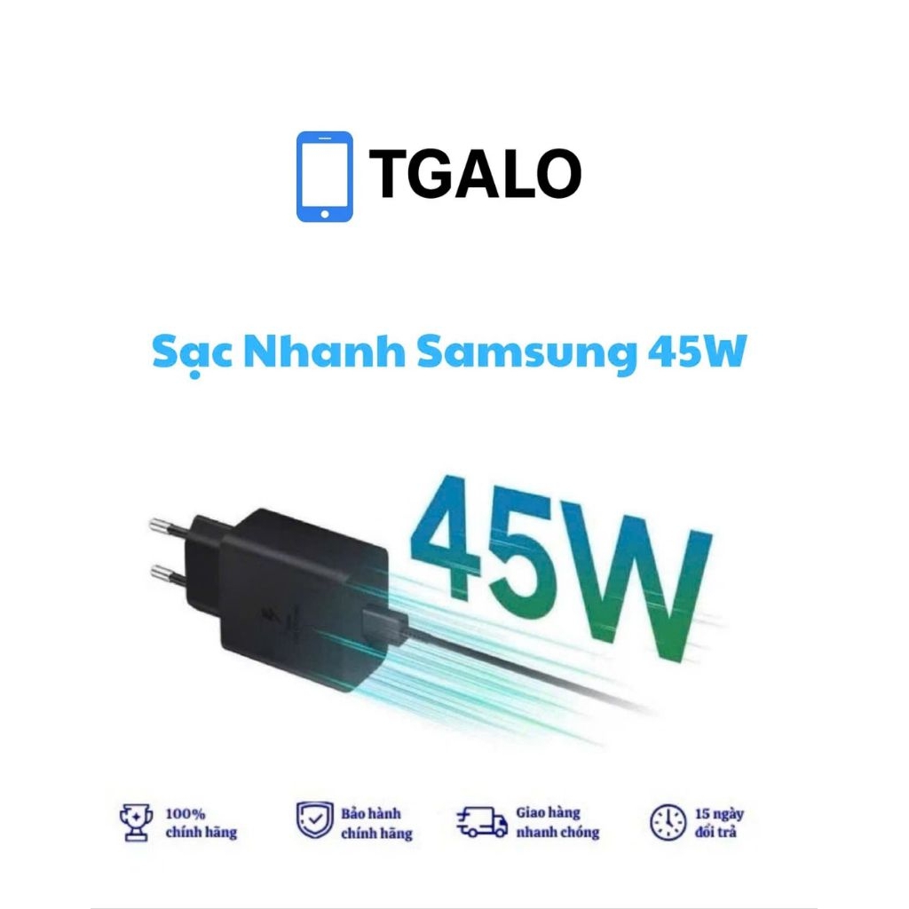 Sạc Nhanh Samsung 45W - Chính hãng - New Box