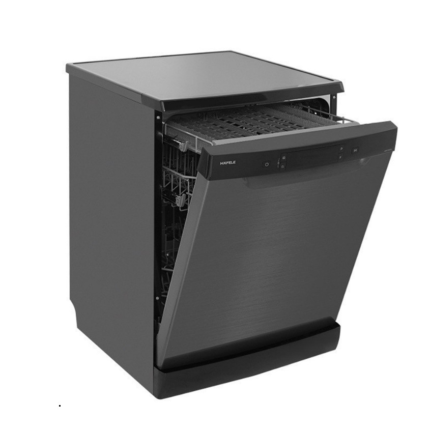 Máy rửa chén Độc Lập 14 bộ Hafele HDW-F602EB - Rửa nửa tải, có sấy tăng cường - 8 chương trình rửa -