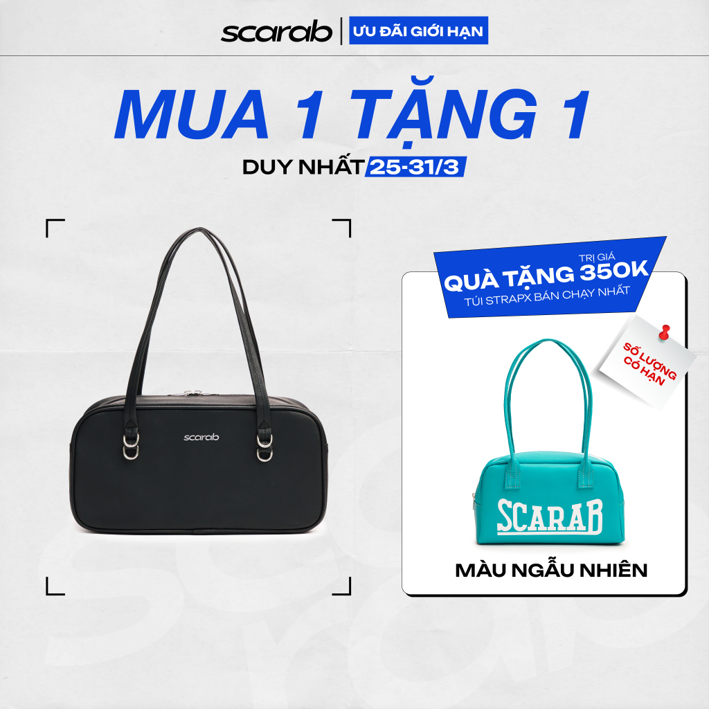 Túi xách đeo vai SCARAB ORDIN SHOULDER BAG thời trang nam nữ đựng vừa iPad 11 inch, điện thoại, ví t