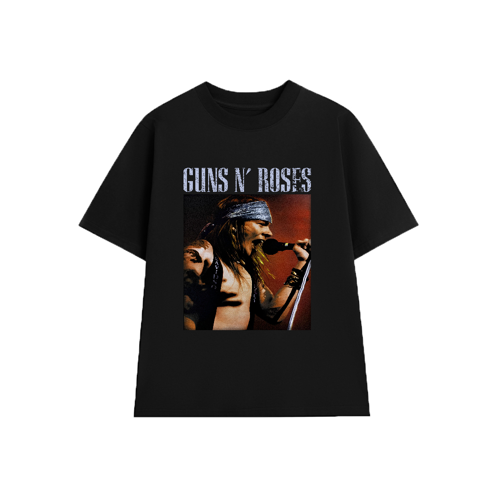 Áo Thun Guns N Roses - AXL ROSE 01, Unisex Form Rộng Cotton Mềm