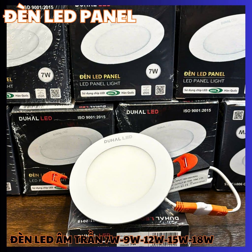 [CHÍNH HÃNG] ĐÈN LED ÂM TRẦN DUHAL 7W - 9W - 12W - 15W - 18W